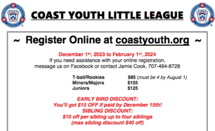 coast little league