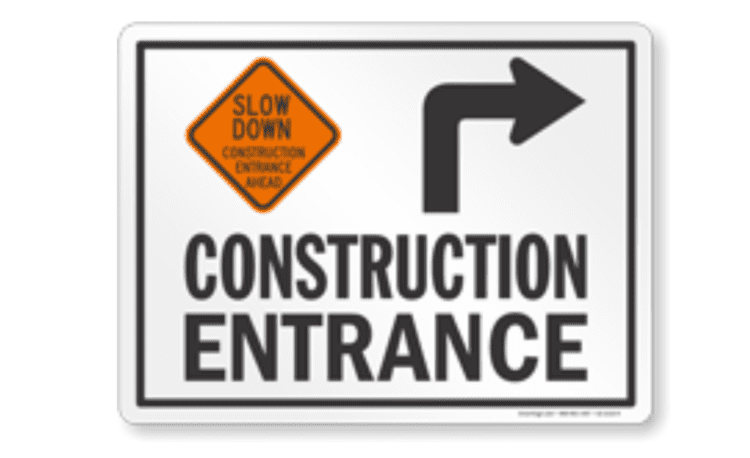construction entrance